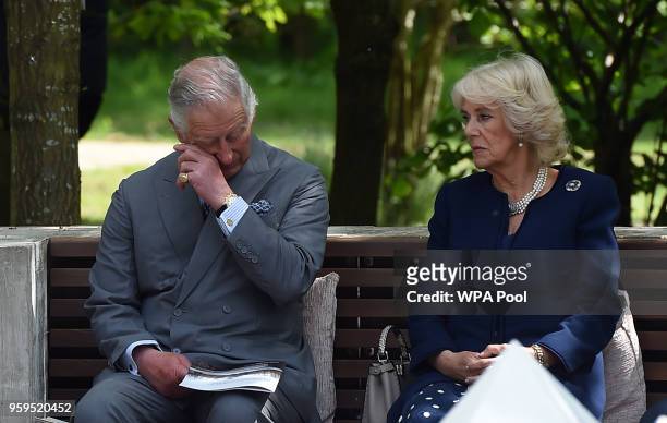 Prince Charles, Prince of Wales and Camilla, Duchess of Cornwall attend the dedication service for the National Memorial to British Victims of...