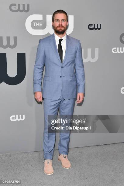 Stephen Amell attends the 2018 CW Network Upfront at The London Hotel on May 17, 2018 in New York City.