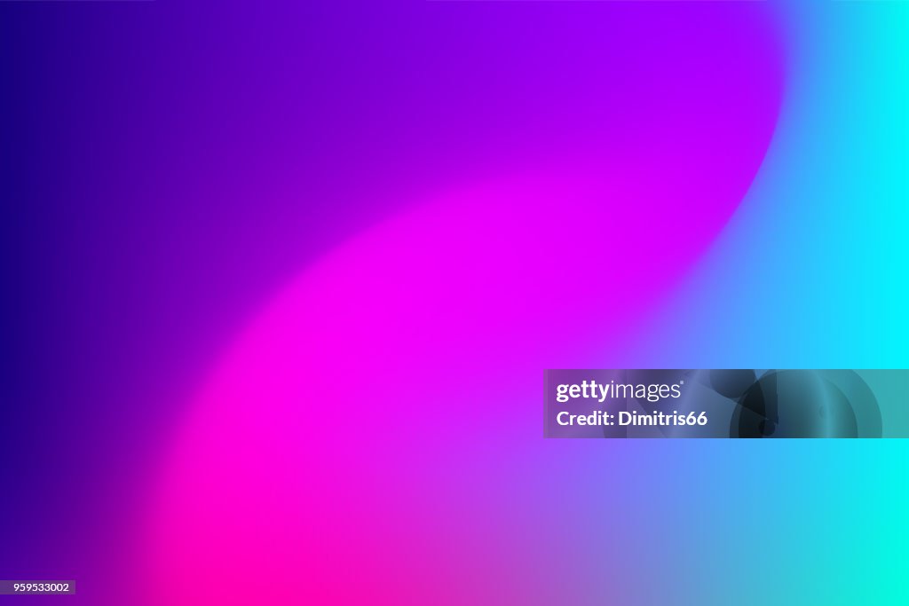 Vector abstract vibrant mesh background: Fuchsia to blue.