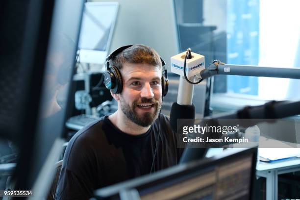 Country singer and songwriter Sam Hunt visits "The Highway" at SiriusXM Studios on May 17, 2018 in Nashville, Tennessee.