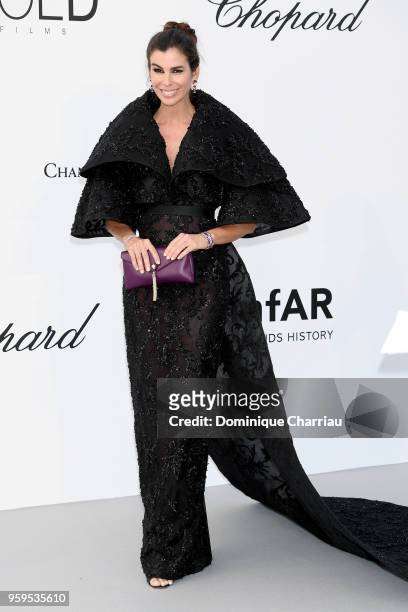 Christina Pitanguy arrives at the amfAR Gala Cannes 2018 at Hotel du Cap-Eden-Roc on May 17, 2018 in Cap d'Antibes, France.