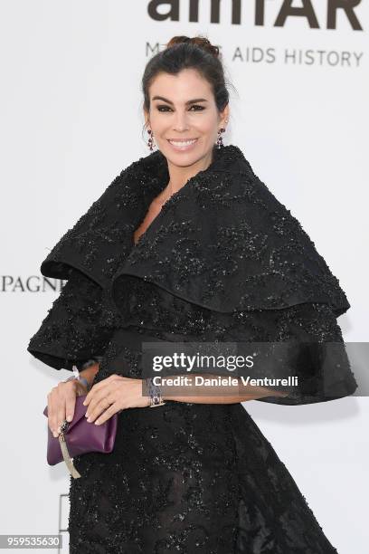 Christina Pitanguy arrives at the amfAR Gala Cannes 2018 at Hotel du Cap-Eden-Roc on May 17, 2018 in Cap d'Antibes, France.