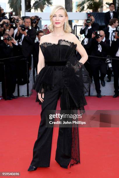 Jury president Cate Blanchett attends the screening of "Capharnaum" during the 71st annual Cannes Film Festival at Palais des Festivals on May 17,...