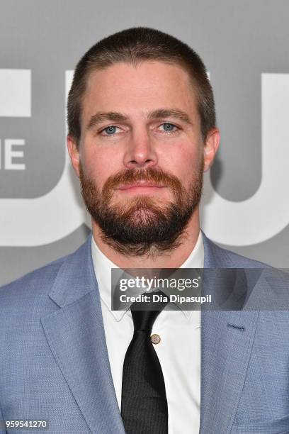 Stephen Amell attends the 2018 CW Network Upfront at The London Hotel on May 17, 2018 in New York City.