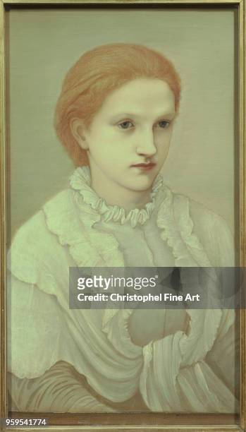 Portrait of Lady Frances Balfour 1880, Burne Jones Edward , Musee Des Beaux Arts in Nantes,, England.