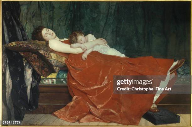 Sleep 1872 , Lecadre Alphonse , Musee Des Beaux Arts in Nantes,, France.