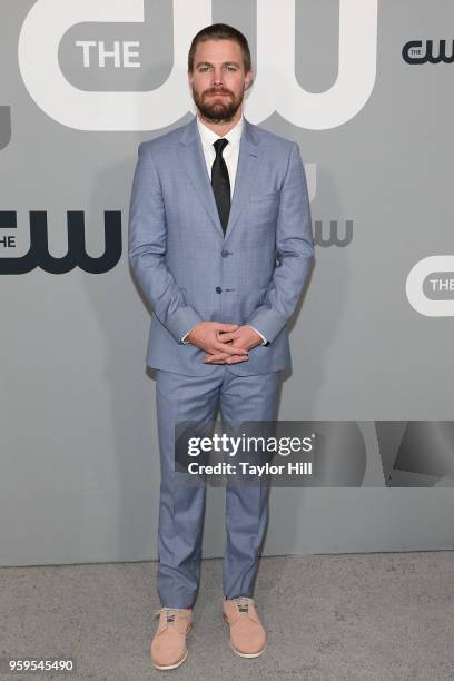 Stephen Amell attends the 2018 CW Network Upfront at The London Hotel on May 17, 2018 in New York City.