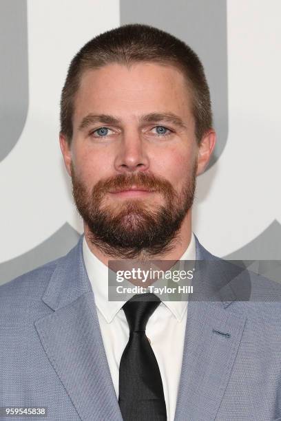 Stephen Amell attends the 2018 CW Network Upfront at The London Hotel on May 17, 2018 in New York City.