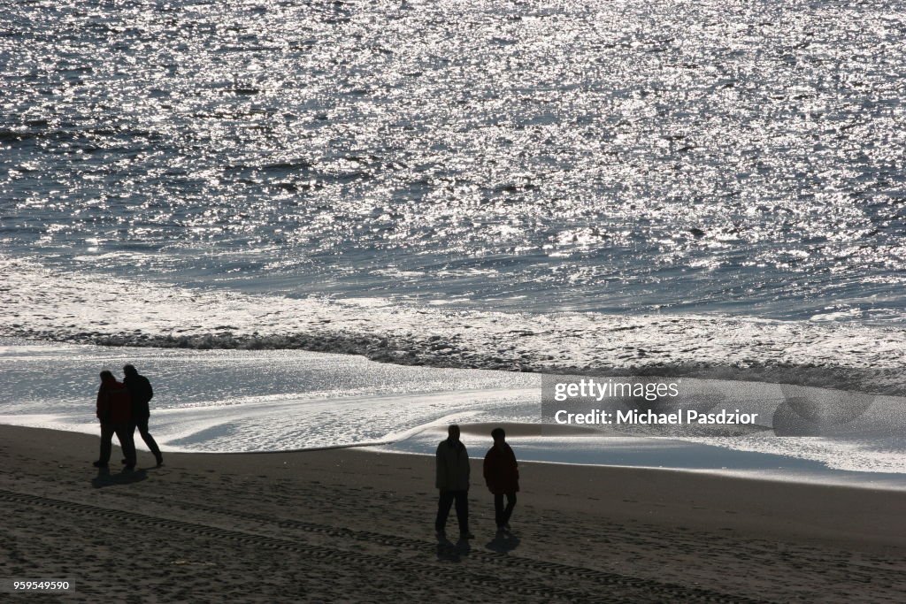 Sun-reflection on north-sea