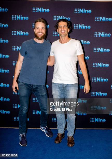 Hamish Blake and Andy Lee attends the Nine All Stars Event on May 16, 2018 in Sydney, Australia.