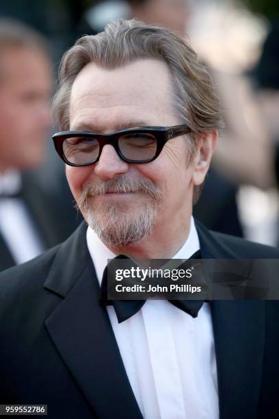 Gary Oldman attends the screening of "Capharnaum" during the 71st annual Cannes Film Festival at Palais des Festivals on May 17, 2018 in Cannes,...