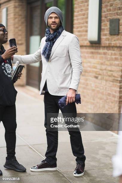 Jared Padalecki is seen in Tribeca on May 17, 2018 in New York City.