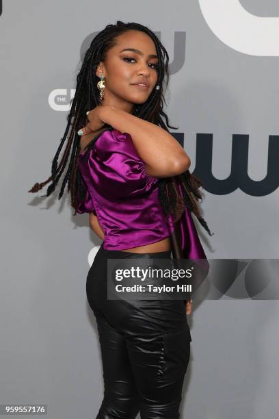 China Anne McClain attends the 2018 CW Network Upfront at The London Hotel on May 17, 2018 in New York City.