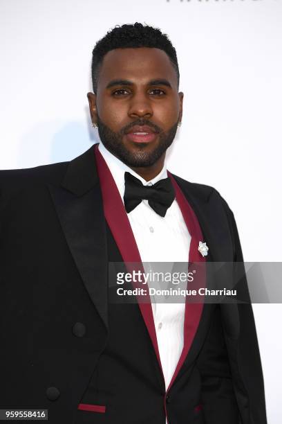 Jason Derulo arrives at the amfAR Gala Cannes 2018 at Hotel du Cap-Eden-Roc on May 17, 2018 in Cap d'Antibes, France.