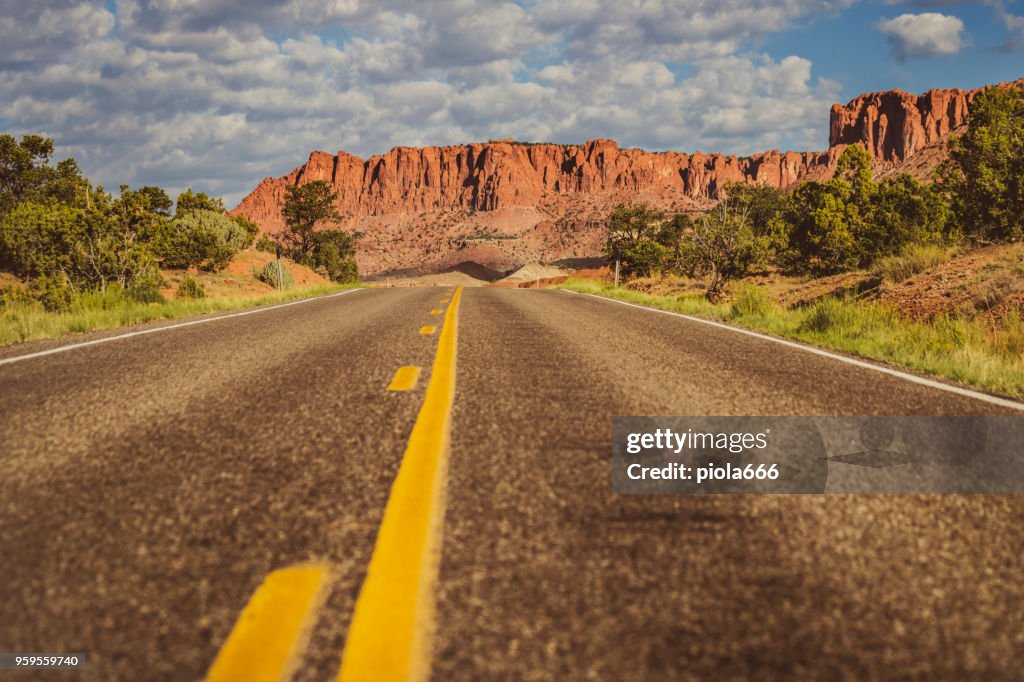 Scenics in the Capitol Reef National park, Utah