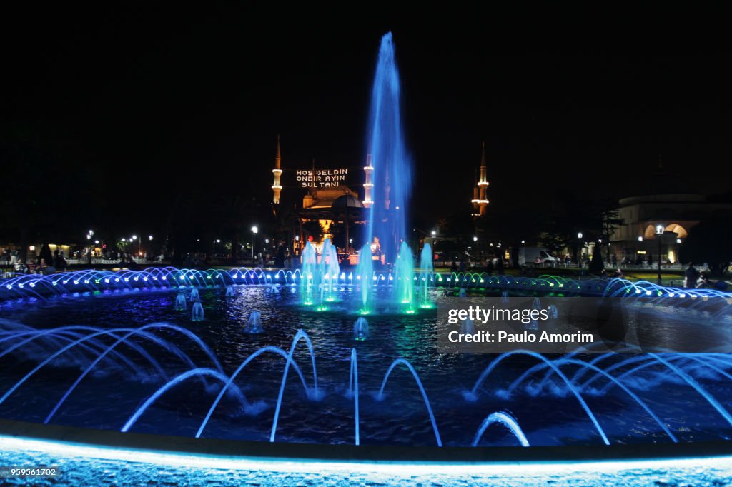 Sultanahmet square in Istanbul,Turkey