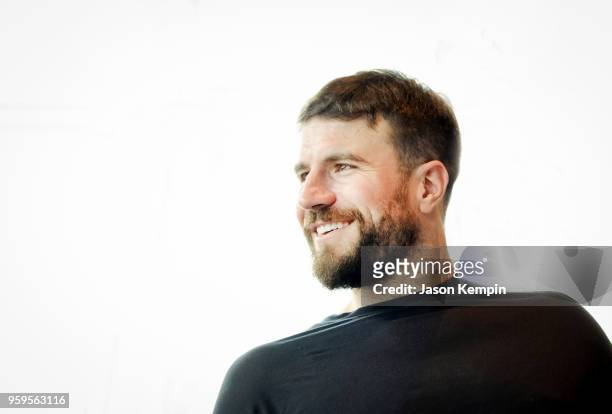 Country singer and songwriter Sam Hunt visits "The Highway" at SiriusXM Studios on May 17, 2018 in Nashville, Tennessee.