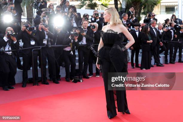 Jury president Cate Blanchett attends the screening of "Capharnaum" during the 71st annual Cannes Film Festival at Palais des Festivals on May 17,...