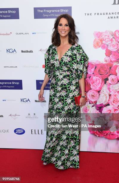 Andrea McLean arrives for the Fragrance Foundation Awards at The Brewery Hotel in London.