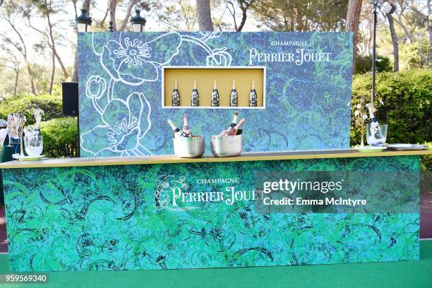 Perrier-Jouet: at the amfAR Gala Cannes 2018 at Hotel du Cap- Eden-Roc on May 17, 2018 in Cap d'Antibes, France.