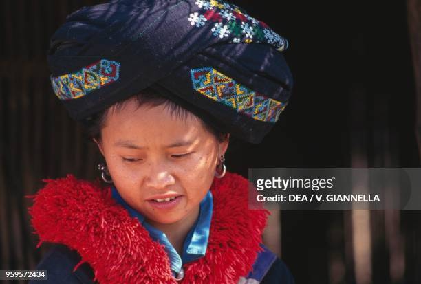 Young girl of Yao people in a village near Muang Sing, Laos.