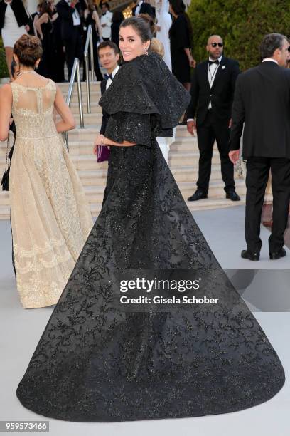 Christina Pitanguy arrives at the amfAR Gala Cannes 2018 at Hotel du Cap-Eden-Roc on May 17, 2018 in Cap d'Antibes, France.