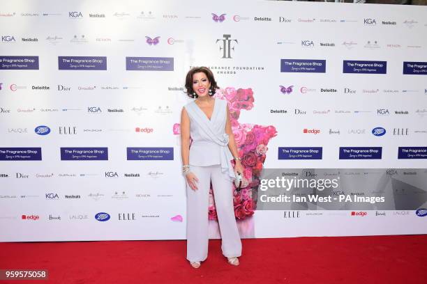 Natasha Kaplinsky arrives for the Fragrance Foundation Awards at The Brewery Hotel in London.