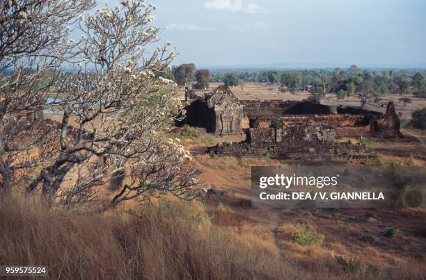 The Khmer temple of Vat Phou , Champasak, Laos.