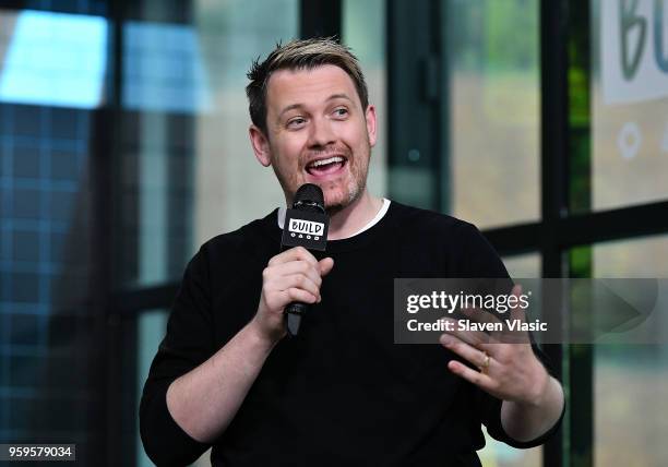 Director/actor Michael Arden visits Build Series to discuss Broadway's musical "Once on This Island" at Build Studio on May 17, 2018 in New York City.