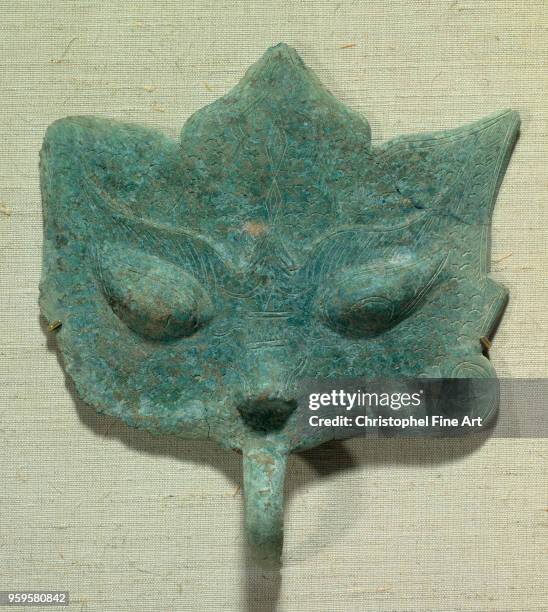 Vietnamese Art, Taotie Mask, Late Bronze Age - Early Iron Age, 300 BC - 200 AC, Dong Son Civilization, Paris Guimet Museum,.