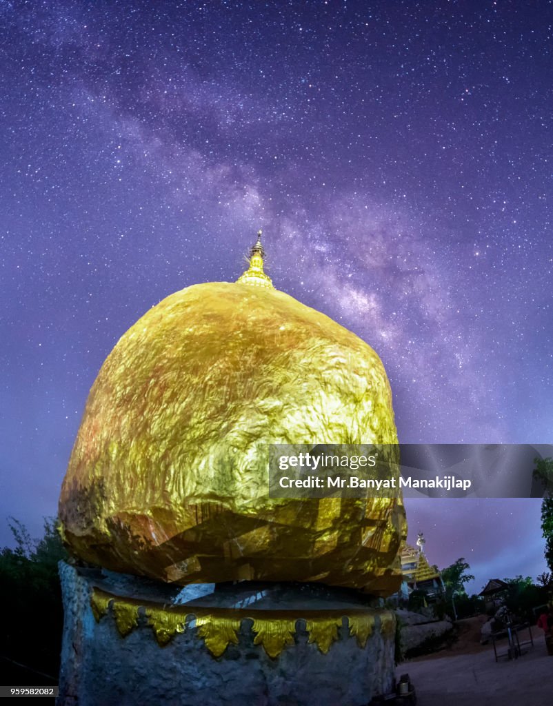 Milky Way Galaxy Over Kyaikhtiyo