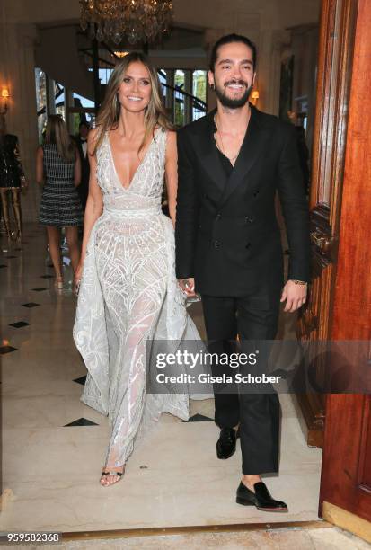 Heidi Klum and Tom Kaulitz attend the amfAR Gala Cannes 2018 at Hotel du Cap-Eden-Roc on May 17, 2018 in Cap d'Antibes, France.