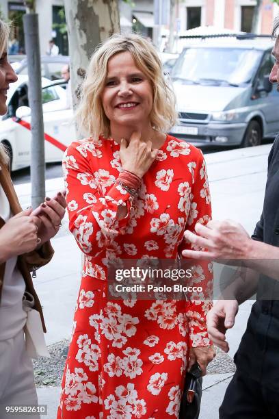 Eugenia Martinez de Irujo is seen on May 17, 2018 in Madrid, Spain.