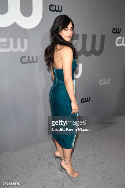 Jeanine Mason attends The CW Network's 2018 upfront at The London Hotel on May 17, 2018 in New York City.
