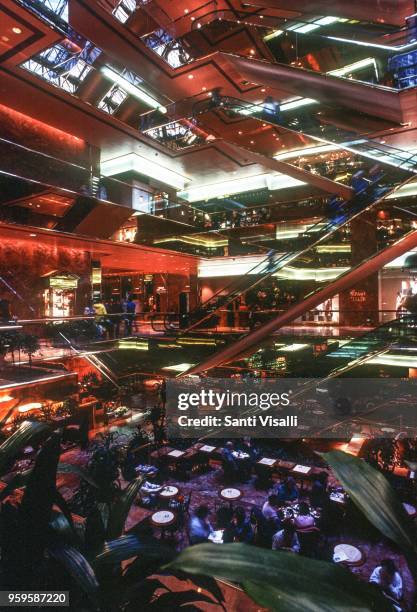 Interior of the Trump Tower on January 10, 1985 in New York, New York.