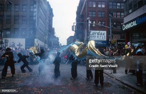 Chinese New Year on February 18, 1979 in New York, New York.