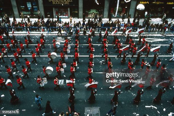 Parade for the American Cup on February 10, 1987 in New York, New York.