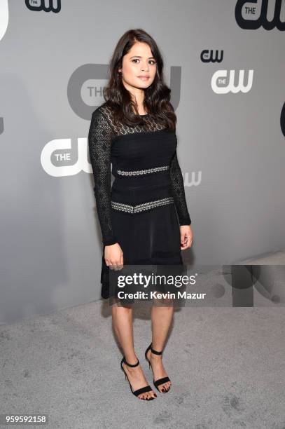 Melonie Diaz attends The CW Network's 2018 upfront at The London Hotel on May 17, 2018 in New York City.