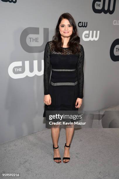 Melonie Diaz attends The CW Network's 2018 upfront at The London Hotel on May 17, 2018 in New York City.