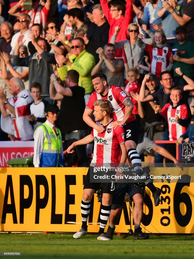 Exeter City v Lincoln City - Sky Bet League Two Play Off Semi Final:Second Leg