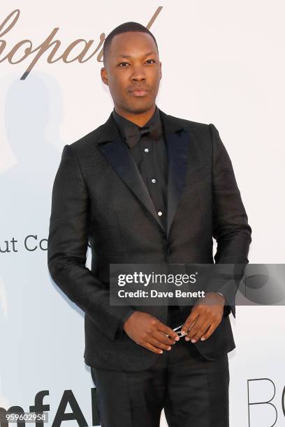 Corey Hawkins arrives at the amfAR Gala Cannes 2018 at Hotel du Cap-Eden-Roc on May 17, 2018 in Cap d'Antibes, France.