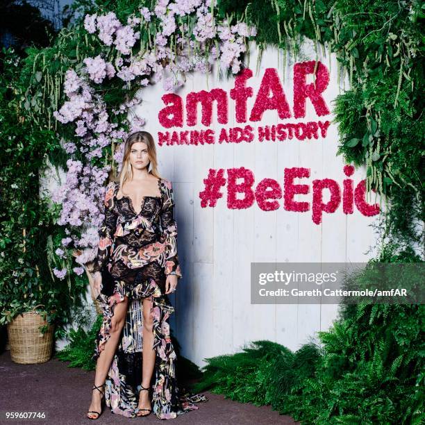 Maryna Linchuk attends the amfAR Gala Cannes 2018 Studio at Hotel du Cap-Eden-Roc on May 17, 2018 in Cap d'Antibes, France.