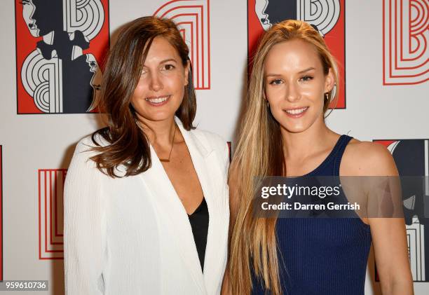 Amanda Sheppard and Hum Fleming attend the Shop at Bluebird Covent Garden launch party at The Carriage Hall on May 17, 2018 in London, England.