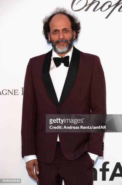 Director Luca Guadagnino arrives at the amfAR Gala Cannes 2018 at Hotel du Cap-Eden-Roc on May 17, 2018 in Cap d'Antibes, France.