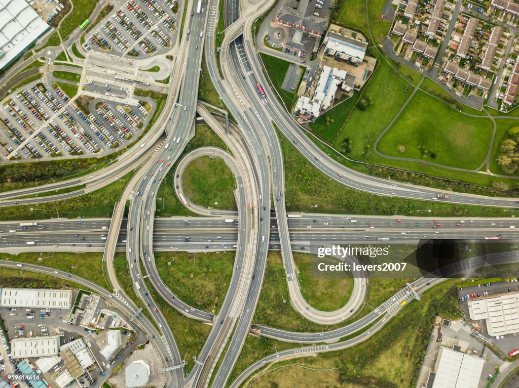 The Red Cow roundabout, Dublin, Ireland.