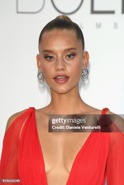 Chase Carter arrives at the amfAR Gala Cannes 2018 at Hotel du Cap-Eden-Roc on May 17, 2018 in Cap d'Antibes, France.