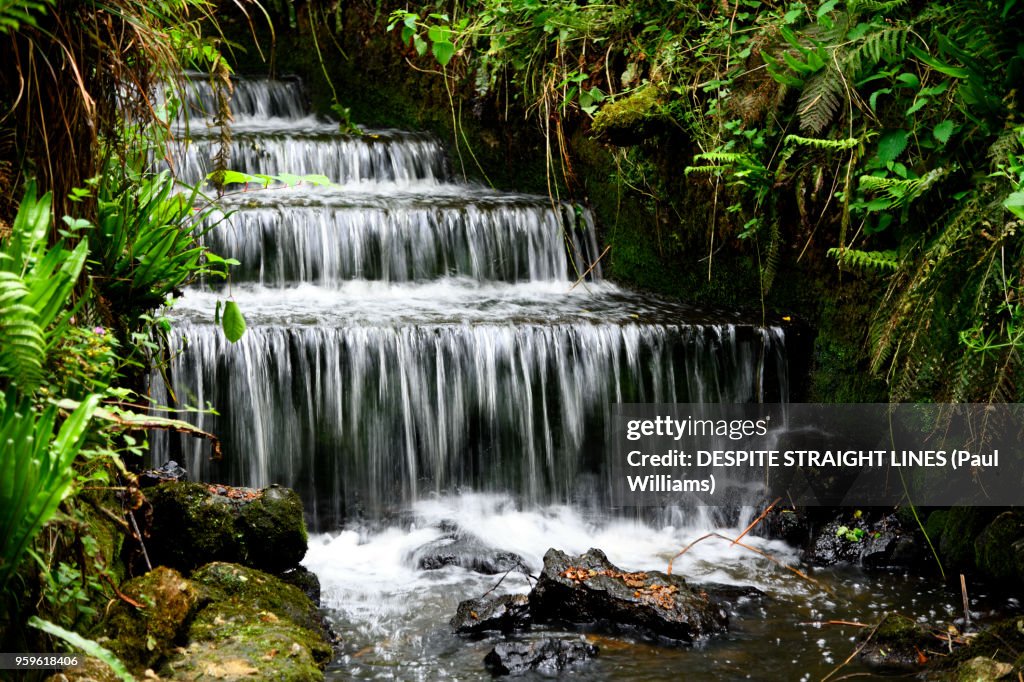 So quietly the gentle cascade