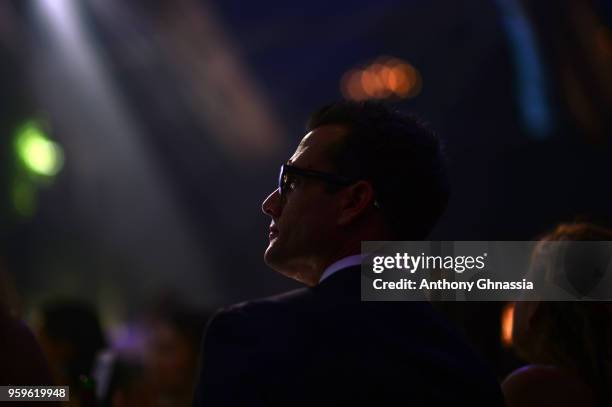 Gabriel Macht attends the amfAR Gala Cannes 2018 dinner at Hotel du Cap-Eden-Roc on May 17, 2018 in Cap d'Antibes, France.