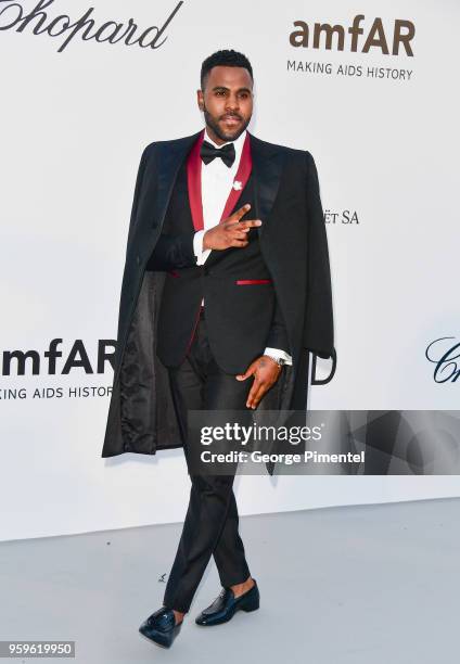 Jason Derulo arrives at the amfAR Gala Cannes 2018 at Hotel du Cap-Eden-Roc on May 17, 2018 in Cap d'Antibes, France.