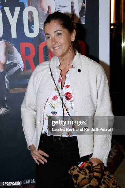 Actress Cristiana Reali attends the 'Un Poyo Rojo' Theater Play celebrates its 10th Anniversary at Theatre Antoine on May 17, 2018 in Paris, France.